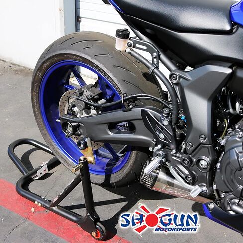 Shogun Yam YZF-R7 R7 2022 2023 2024 NO Cut Complete Kit (Bar Ends, Swing Arm Spools and Frame Sliders) Black - 755-6619 - Made in The USA in Kuwait