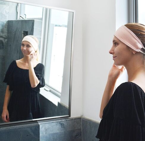Pure Silk Headband for Sleeping and Natural Hair | Handmade in FL | Spa Headband Sleep Headband for Hair Head Band Hair Bands Wide Silk Headbands for Women in Saudi Arabia