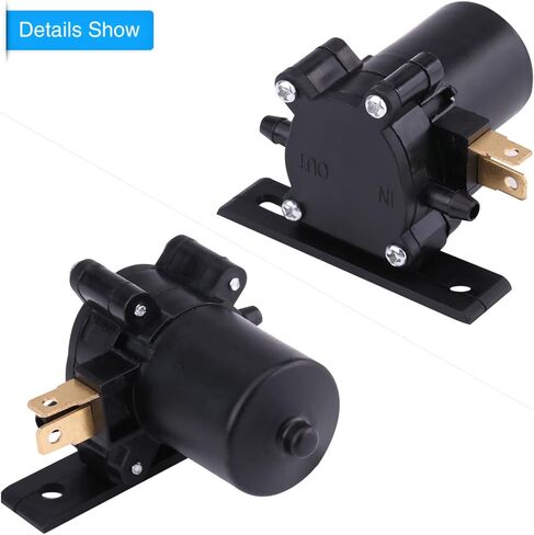 مضخة غسيل الزجاج الأمامي العالمية، OEM AWP01، مضخة سائل غسيل 12 فولت، مضخة غسيل الزجاج الأمامي البلاستيكية ذات المخرج المزدوج للسيارات وحافلات النقل والشاحنات والحافلات in Kuwait