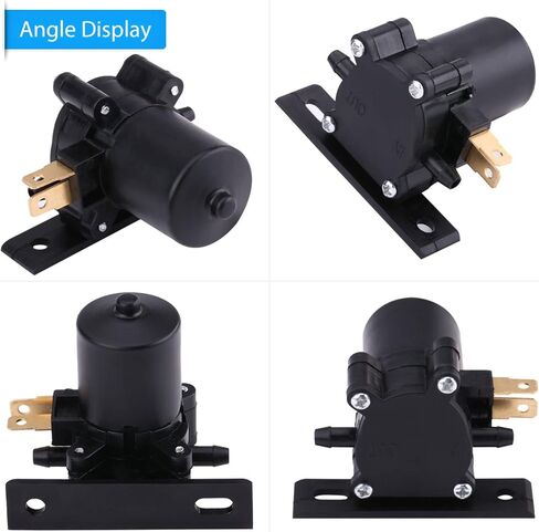 مضخة غسيل الزجاج الأمامي العالمية، OEM AWP01، مضخة سائل غسيل 12 فولت، مضخة غسيل الزجاج الأمامي البلاستيكية ذات المخرج المزدوج للسيارات وحافلات النقل والشاحنات والحافلات in Kuwait