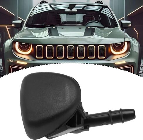 ECSiNG فوهة غسيل الزجاج الأمامي للسيارة 68256068AA متوافقة مع Jeep Renegade 2015-2020 in Kuwait