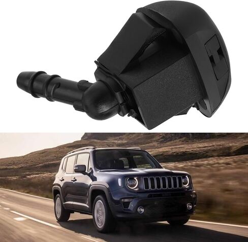 ECSiNG فوهة غسيل الزجاج الأمامي للسيارة 68256068AA متوافقة مع Jeep Renegade 2015-2020 in Kuwait