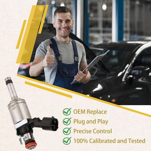 حاقن وقود GDI سعة 2.0 لتر يستنشق بشكل طبيعي، متوافق مع/Ford 2.0 Focus 2012-2018 (غير توربو) |4 Cyl 2.0L DI TIVCT بنزين | |مجموعة من 4| |OE#CP9Z-9F593-B| in Kuwait