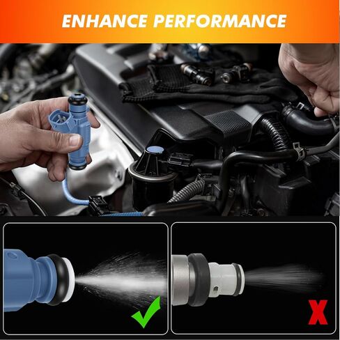 1999-2006 6 قطعة حاقن الوقود متوافق مع هيونداي سوناتا 1999-2004 سانتا في 2001-2006 XG350 2002-2005 لكيا سيدونا 2001-2005 أوبتيما 2002-2006 أمانتي 2004-2006 2.4L 3.5L استبدال 35310-38010 FJ661 in Kuwait