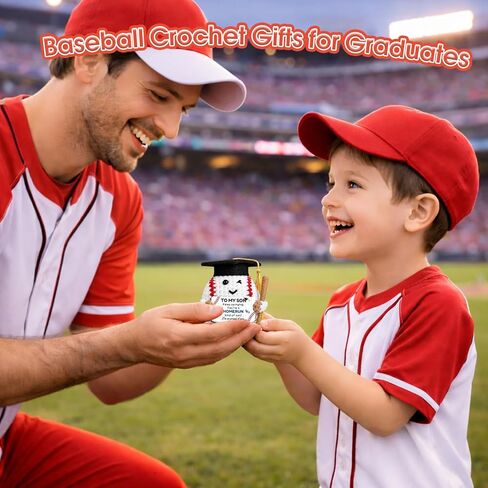 Graduation Gift for Him Her Class of 2026 Baseball Crochet for College High School Graduates Inspirational Graduation Crochet Positive Baseball Crochet for Grads Handmade Gift for Nursing Student in Saudi Arabia