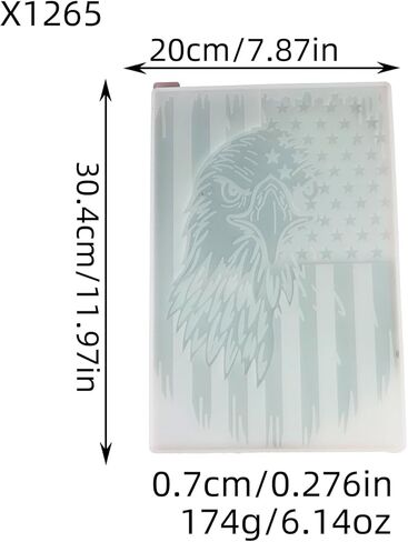 Large Silicone Molds for Resin American Flag Eagle Wall Art Resin Molds, Patriotic Home Decor, Flexible and Durable Casting Mold with Stars and Stripes Design in Saudi Arabia