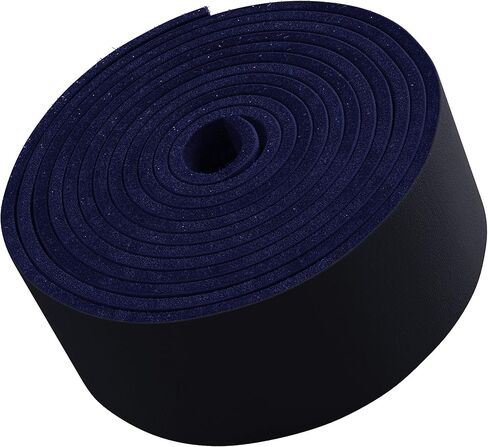 TOFL 3/4" Wide Leather Strap | Leather Strips for Crafts, Jewelry, & Furniture Projects | 72" (6 Feet) Long x 3/4" Wide x 1/16" Thick (4-5oz) | Navy Blue in Kuwait