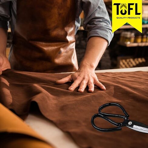 TOFL 3/4" Wide Leather Strap | Leather Strips for Crafts, Jewelry, & Furniture Projects | 72" (6 Feet) Long x 3/4" Wide x 1/16" Thick (4-5oz) | Navy Blue in Kuwait