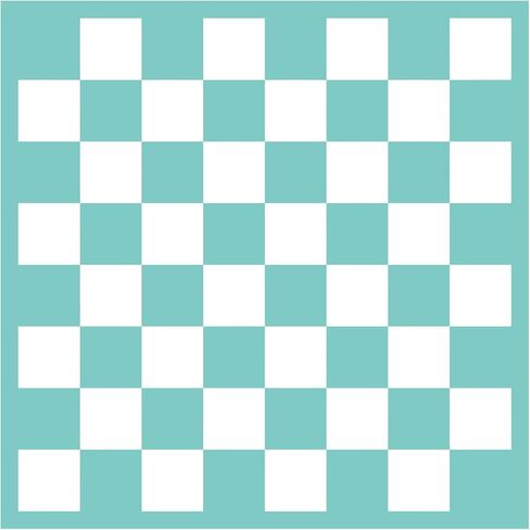 Briartw 2 Pack Chess Board Pattern Silkscreen Stencils 12x12 Inch, Reusable Self-Adhesive Mesh Stencils for Geometric Printing on Wood, Fabric, Polymer Clay, Glass, and Home Decor Projects in Kuwait