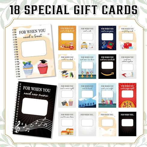 Graduation Gift Card Book 7 x 5 Inch 20 Pages Gift Card Booklet Congrats Grad Organizer Greeting Card College Survival Album Keeper for Graduation Senior Gifts(Black) in Saudi Arabia