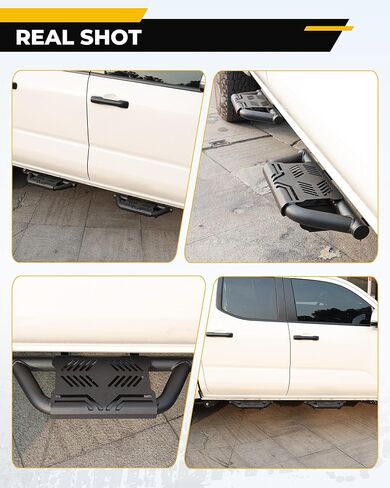 4 قطعة 6.7 "خطوات جانبية واسعة EZ تناسب 2024 2025 2026 تويوتا تاكوما الكابينة المزدوجة لوحات الجري ملحقات قضبان Nerf in Kuwait