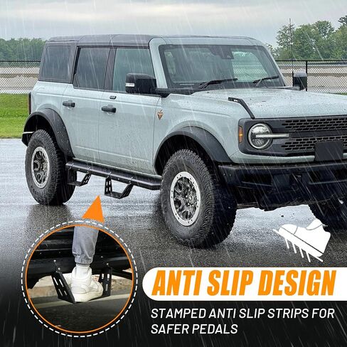 Running Board Fit for Ford Bronco 4Door 2021-2025 Removable Side Step Bars in Saudi Arabia