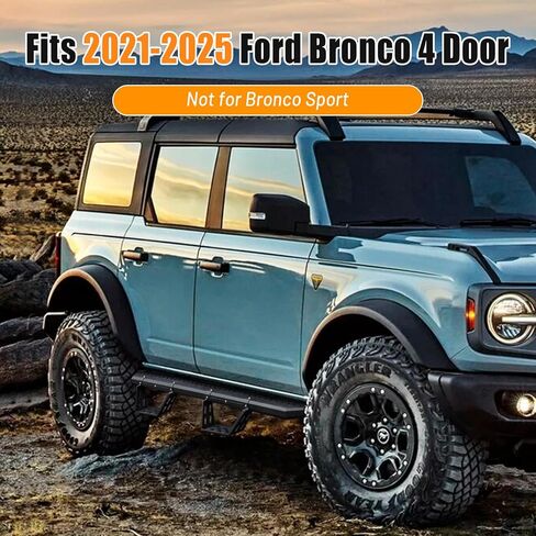 Running Board Fit for Ford Bronco 4Door 2021-2025 Removable Side Step Bars in Saudi Arabia