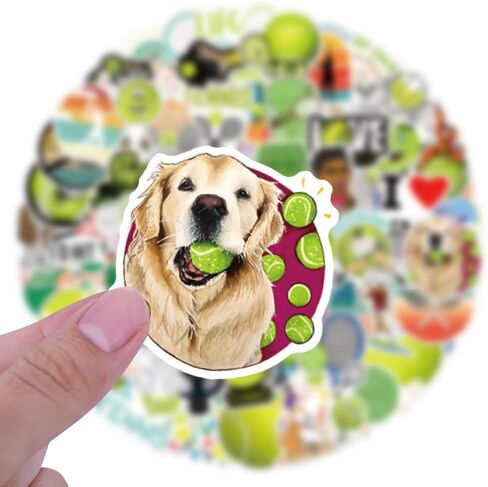 110Pcs Tennis Stickers Vinyl Aesthetics Sticker for Scrapbooking, Diary, Laptop, Bumper, Skateboard, Water Bottle, Computer, Phone, Cartoon, Hard hat, Car Stickers and Decals in Saudi Arabia