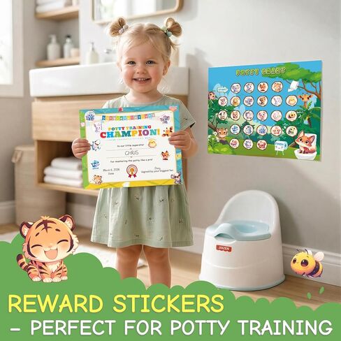 JIXZEN 3 Rolls 1500 PCS Animal Stickers for Kids, 24 Cute Farm/Ocean/Wild Designs with Motivational Words, Reward Stickers for Toddlers 2-4, Classroom School Supplies (1.0 Inch) in Saudi Arabia