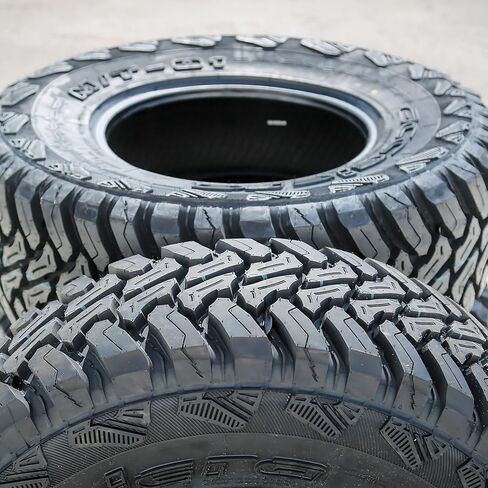 مجموعة من 4 (أربعة) إطارات شعاعية للشاحنات الخفيفة للطرق الوعرة Accelera M/T-01 - 35X12.50R18 35X12.50X18 35X12.50-18 123Q نطاق التحميل E LRE 10 طبقات BSW جدار جانبي أسود in Kuwait