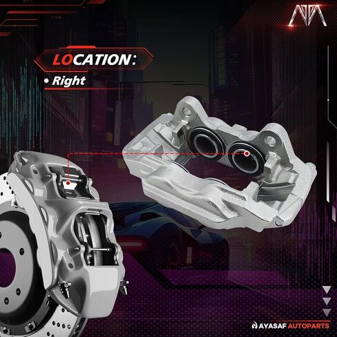 185018 Front Right Passenger Side Disc Brake Caliper Assembly Fit for Hummer H3 2006 07 08 09 10/ H3T 2009 10 in Kuwait