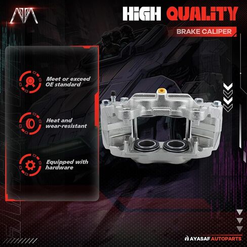 185018 Front Right Passenger Side Disc Brake Caliper Assembly Fit for Hummer H3 2006 07 08 09 10/ H3T 2009 10 in Kuwait