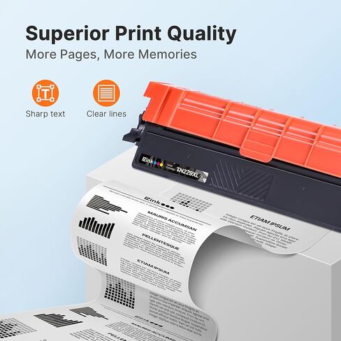 E-Z Ink Compatible Toner Cartridge Replacement for Brother TN229XL Toner Cartridges TN229XL Black High Yield to use with Brother MFC-L3780CDW HL-L3280CDW MFC-L3720CDW HL-L3220CDW with Chip (2 Black) in Kuwait