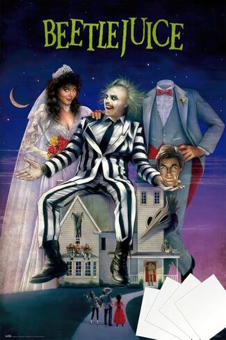 POSTER STOP ONLINE Beetlejuice - Movie Poster (Regular Style) (Size 24 x 36) in Saudi Arabia