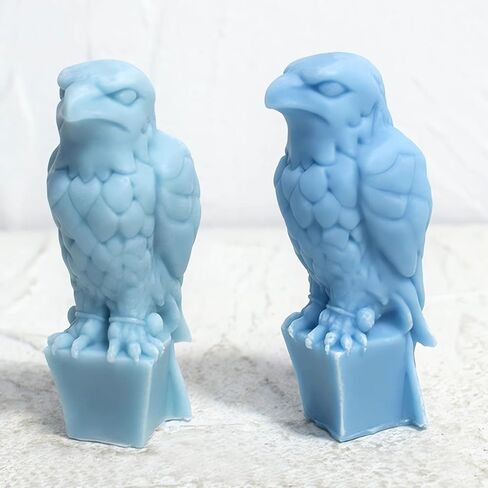 Eagle Silicone Mold, Hawk Candle Mold for Soap Soy Wax DIY Handcraft, Skeletons Covering Ears Resin Mold for Wedding Party Home Dinner Festive Days Car Decoration in Kuwait