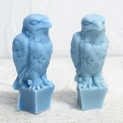 Eagle Silicone Mold, Hawk Candle Mold for Soap Soy Wax DIY Handcraft, Skeletons Covering Ears Resin Mold for Wedding Party Home Dinner Festive Days Car Decoration in Kuwait