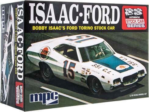 MPC Bobby Isaac 1972 Ford Torino Stock Car 1:25 Scale Model Kit in Kuwait
