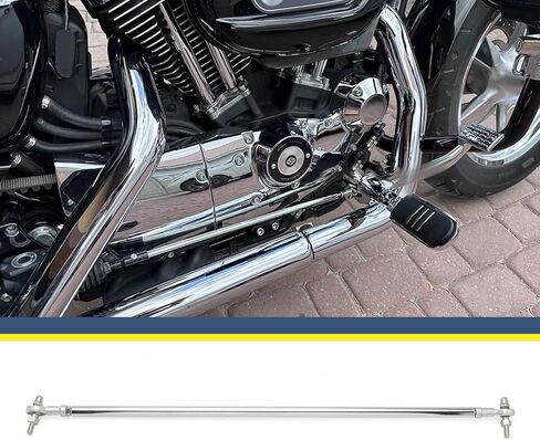 قضيب ربط الفرامل مناسب لـ Harley 2004-2013 Sportster XL883 XL1200 التحكم الأمامي (كروم) in Kuwait