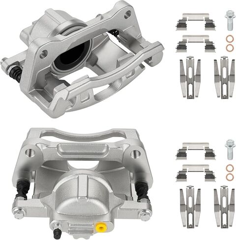 Front Brake Caliper w/Bracket (Pair) Fit for Chrysler Town & Country, for Ford Grand Caravan Journey Nitro, for Jeep Wrangler JK, Ram C/V, for Routan, 2PC 18-B5484 18-B5485 in Saudi Arabia