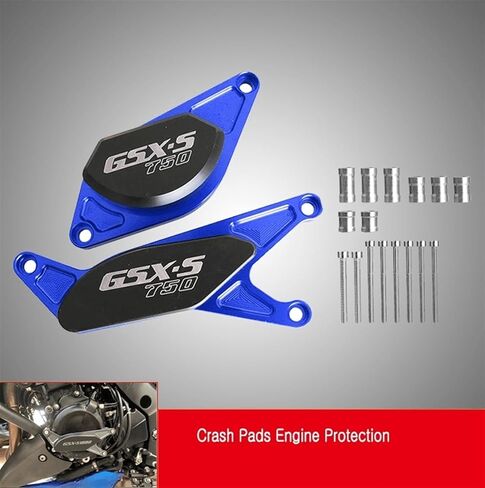 Engine Crash Pad Frame Slider Protector Falling Protection Part Compatible with Suzuki GSX-S750 GSXS750 GSX-S 750 GSX S750 GSX-S750 L9 L8 L7 (Color : Yellow, Size : A) in Saudi Arabia