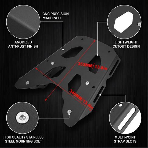 KLE-650 Rear Luggage Rack Carrier Top Case Support Holder Bracket for Motorbike KLE 650 KLE650 2015-2023 2022 2020 2019 2018 Accessories in Kuwait