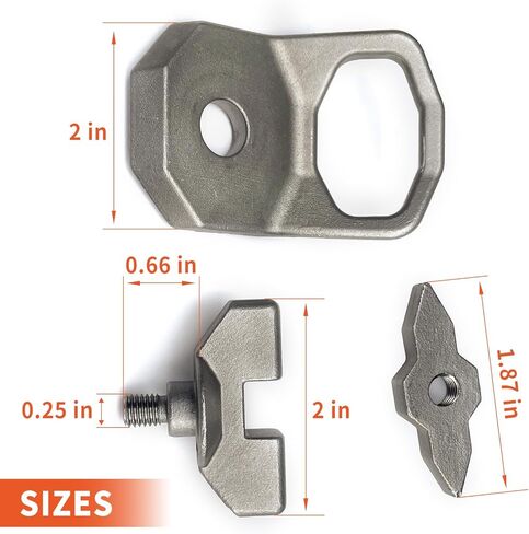 Lock and Ride Max D-Rings Replaces 2889620 2890894 for Polaris Xpedition 2024-2025 (XP, XP5 ADV, ADV5) & Ranger (XD 1500, Crew XD 1500) Accessories-Set of 2pcs in Saudi Arabia