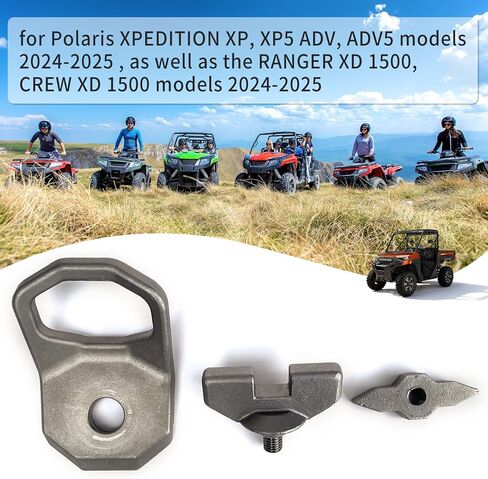 Lock and Ride Max D-Rings Replaces 2889620 2890894 for Polaris Xpedition 2024-2025 (XP, XP5 ADV, ADV5) & Ranger (XD 1500, Crew XD 1500) Accessories-Set of 2pcs in Saudi Arabia