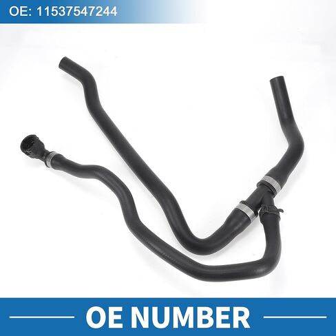 HVAC Heater Hose No.11537547244 Radiator Coolant Water Hose Pipe for BMW X5 3.0L 2007-2010 Rubber Black in Kuwait