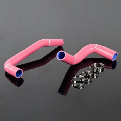 G-PLUS Silicone Radiator Coolant Hose Kit w/Clamps Compatible with Jeep Cherokee XJ 4.0 l6 1991-2001 Blue 2 PCS in Kuwait