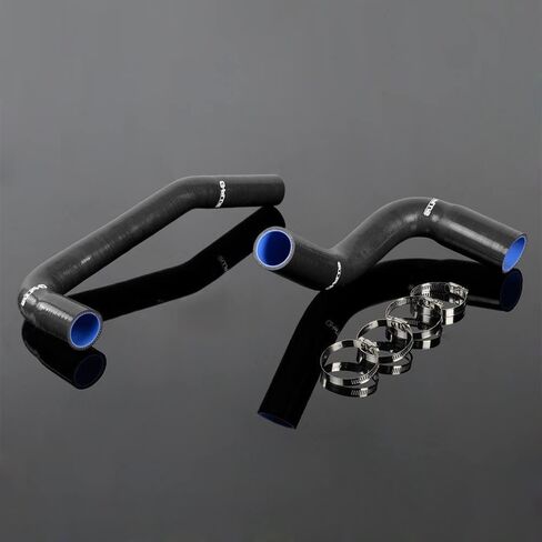 G-PLUS Silicone Radiator Coolant Hose Kit w/Clamps Compatible with Jeep Cherokee XJ 4.0 l6 1991-2001 Blue 2 PCS in Kuwait