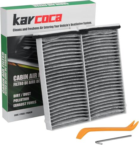 CF12140 Premium Cabin Air Filter With Activated Carbon Compatible with TOYOTA YARIS 2017-2020 MAZDA CX-3 2016-2022 SCION IA 2016 in Kuwait