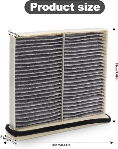 BX Cabin Air Filter for Mazda CX-90 2024 2025 CX-70 KR9P61J6X with Carbon 2 pack in Kuwait