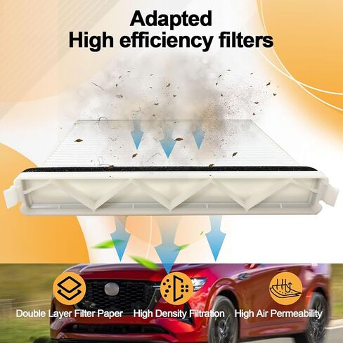BX Cabin Air Filter for Mazda CX-90 2024 2025 CX-70 KR9P61J6X with Carbon 2 pack in Kuwait