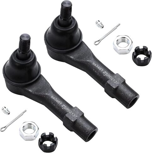 Detroit Axle - 12pc Front Suspension Kit for Ford Ranger Mazda B2300 B2500 B3000 B4000 [Coil Front Spring] 4 Upper & Lower Ball Joints 4 Inner & Outer Tie Rods 2 Sway Bar End Links 2 Boots Replacement in Kuwait