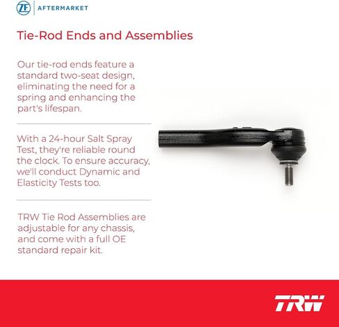 نهاية قضيب ربط التوجيه TRW Automotive JTE7731 لـ Mitsubishi Outlander: 2007-2018 والتطبيقات الأخرى in Kuwait