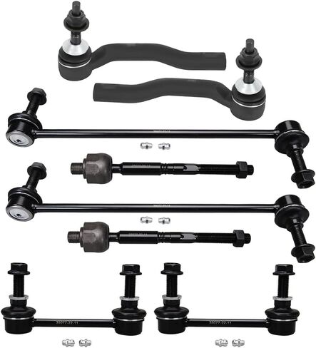 8PCS ASTOU Front Suspension Kit fit for 2015-2018 for Ford Edge 2013-2018 for Ford Fusion 2016-2018 for Lincoln MKX 2013-2018 for Lincoln MKZ Front Outer Inner Tie Rod Ends Sway Bar Links in Kuwait