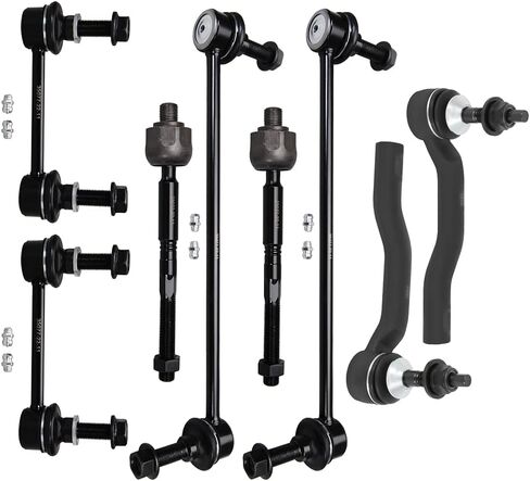 8PCS ASTOU Front Suspension Kit fit for 2015-2018 for Ford Edge 2013-2018 for Ford Fusion 2016-2018 for Lincoln MKX 2013-2018 for Lincoln MKZ Front Outer Inner Tie Rod Ends Sway Bar Links in Kuwait