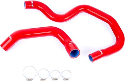 Silicone Radiator Coolant Hose Kit Compatible with Chevrolet S10 Pickup V6 4.3L 1996-2003 (Red) in Saudi Arabia