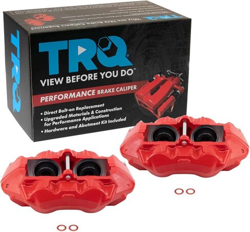 مجموعة فرجار الفرامل الأمامية للسائق والركاب من TRQ Performance، مجموعة أقواس الفرجار المتوافقة مع 65-82 شيفروليه كورفيت in Kuwait