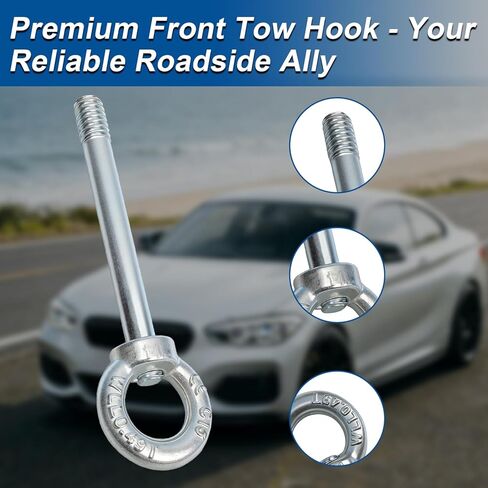 Engine Tow Hook Tractive Front Tow Hook Towing Eye Hook Compatible with BMW 1 3 5 7 Series X1 X3 X5 X6 N20 N46 N52 N54 N55 in Saudi Arabia