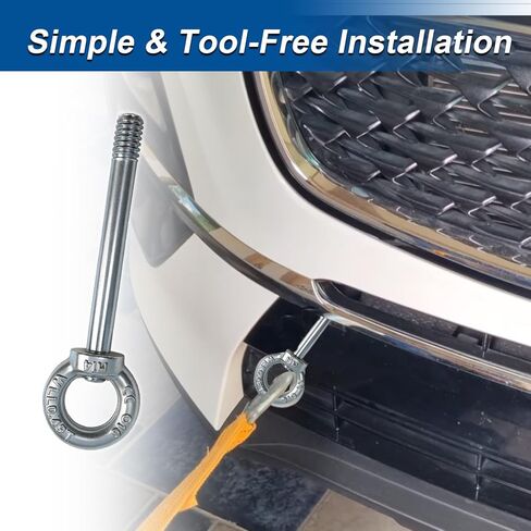 Engine Tow Hook Tractive Front Tow Hook Towing Eye Hook Compatible with BMW 1 3 5 7 Series X1 X3 X5 X6 N20 N46 N52 N54 N55 in Saudi Arabia