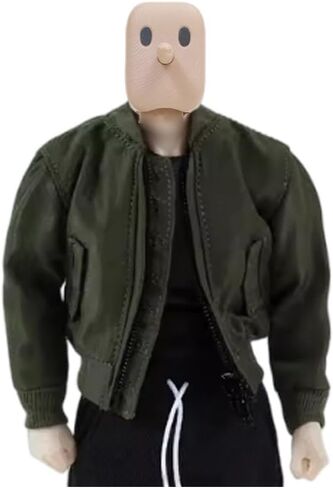 1/12 Action Figure Clothes,Jacket Coat for 6" Action Figure Body,1:12 Scale Miniature Clothes (Army Green Jacket) in Kuwait