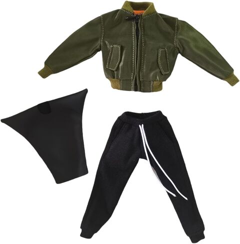 1/12 Action Figure Clothes,Jacket Coat for 6" Action Figure Body,1:12 Scale Miniature Clothes (Army Green Jacket) in Kuwait
