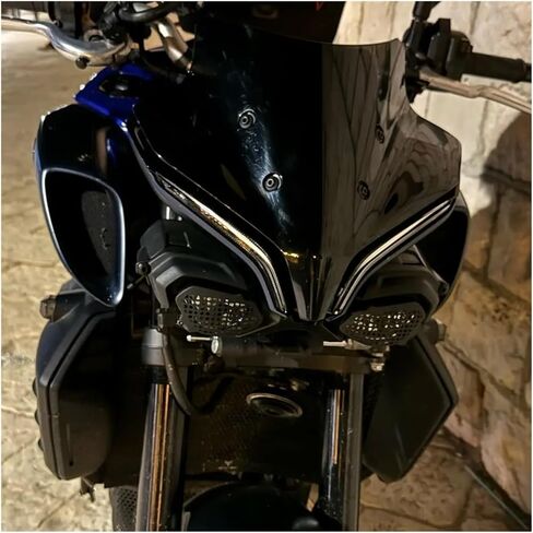 MUSM MT10 Headlight Cover Compatible With MT-10 SP 2022 2023 2024 MT 10 Accessories Moto Fog Turn Light Grill Headlamp Protector Guard in Kuwait